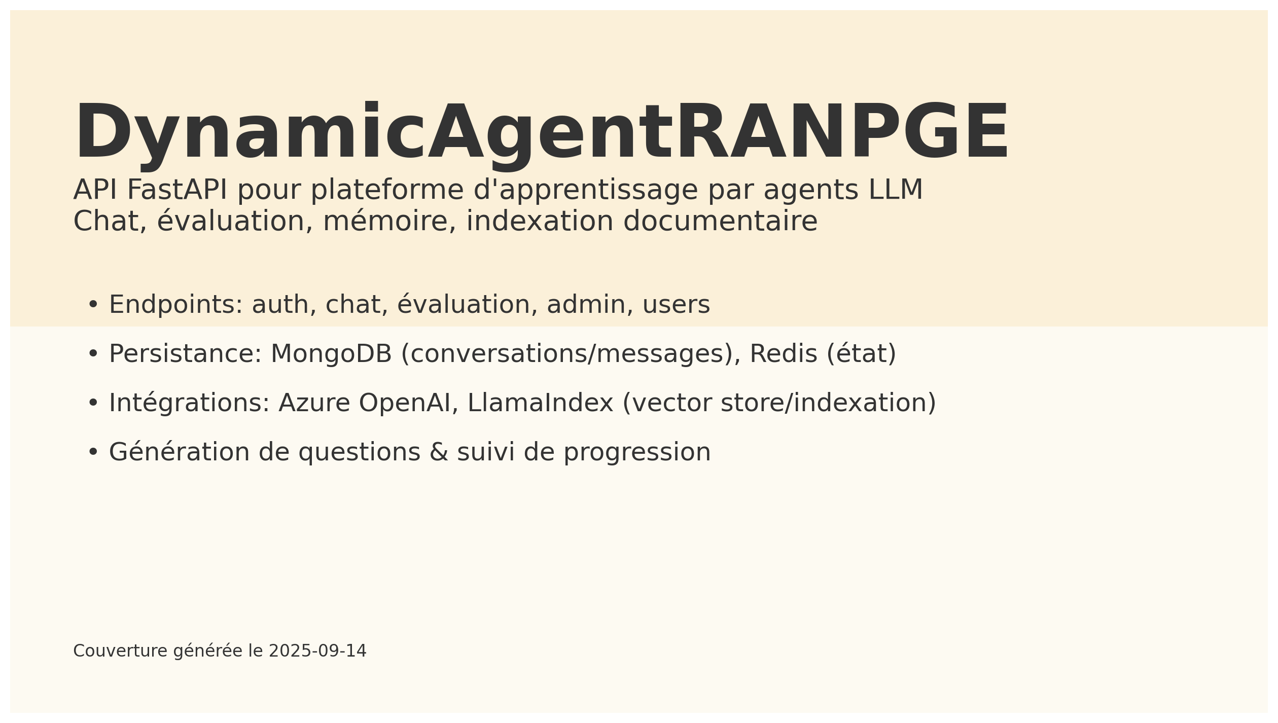 Plateforme d’apprentissage IA avec chat, évaluation et indexation documentaire