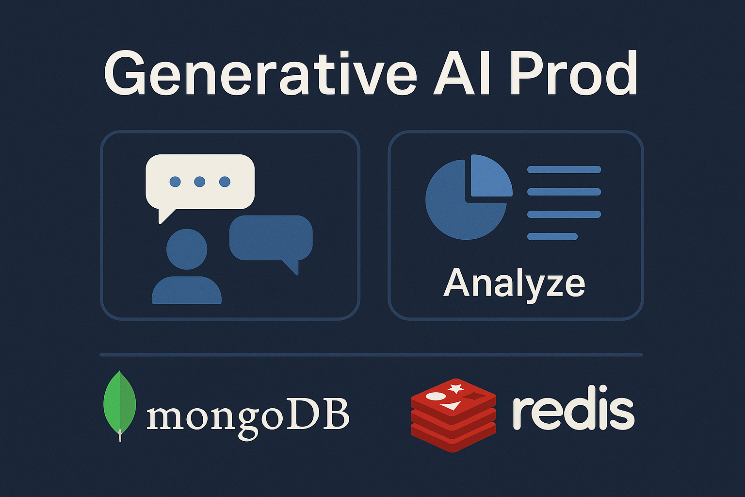 Illustration d’une API de chat et d’analyse IA en production